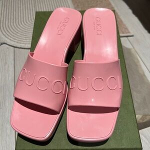 Gucci Pink Women's Mules